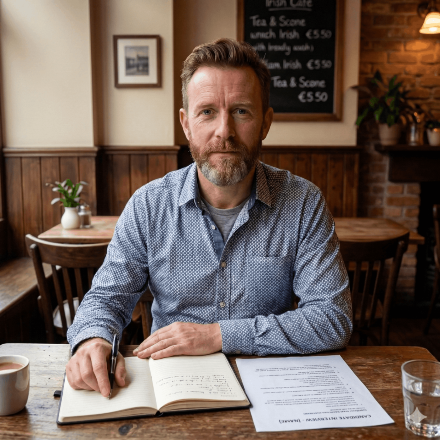 Café Assistant interviewer for DryRun practice interviews